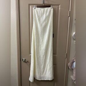 LULUS white strapless dress! NEVER worn, tags still attached